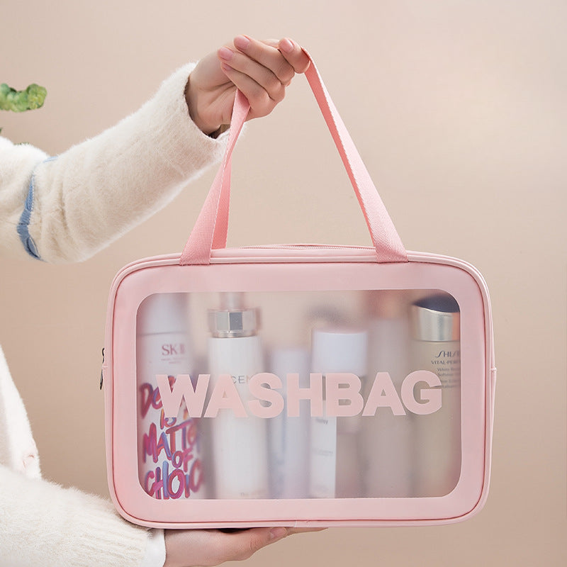 Wholesale PU Transparent Frosted Wash Waterproof Pvc Storage Bag